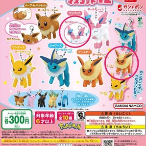 ポケットモンスター つまんでつなげてマスコット12 ブースター ニンフィア カニカンver. 2点セット ガチャ