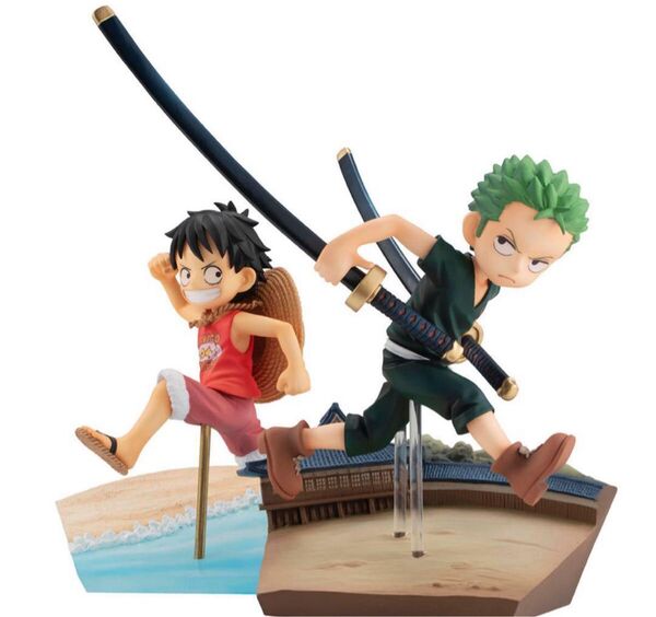 【新品】G.E.M.シリーズ ワンピースルフィ ・ゾロ RUN!RUN!RUN! ワンピース メガハウス