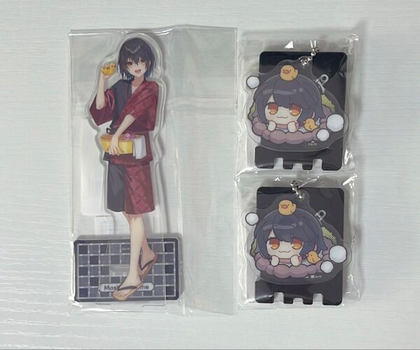 にじさんじ 温泉スクラッチ アクリルスタンド アクリルキーホルダー ましろ爻