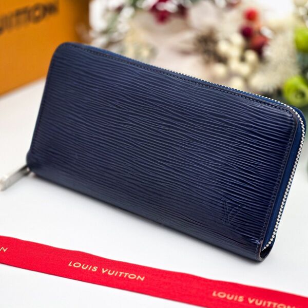 Louis Vuitton 長財布 エピ ジッピーウォレット アンディゴブルー ラウンドファスナー ヴィトン ルイヴィトン メンズ