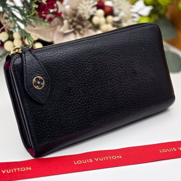 ルイヴィトン 長財布 トリヨン ポルトフォイユ コメット ブラック Louis Vuitton ヴィトン L字 メンズ レディース