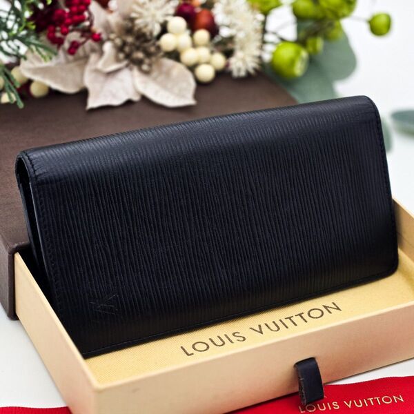 ルイヴィトン 長財布 エピ ポルトフォイユ ブラザ NM ブラック ヴィトン Louis Vuitton メンズ レディース