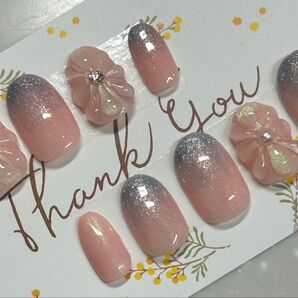 ネイルチップ ワンポイント ミディアム ショート シェル現品 ジェルネイル 結婚式