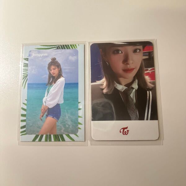 TWICE ジョンヨン SummerNights Yes or Yes トレカ 2枚セット 公式