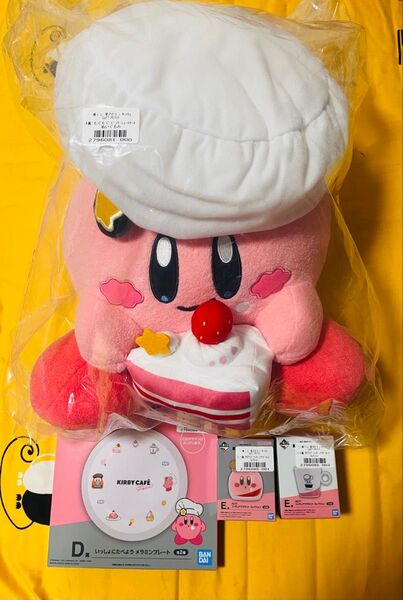 一番くじ 星のカービィ Kirby Caf PETIT A賞 ショートケーキ D賞 メラミンプレート E賞 フィギュアマグネット