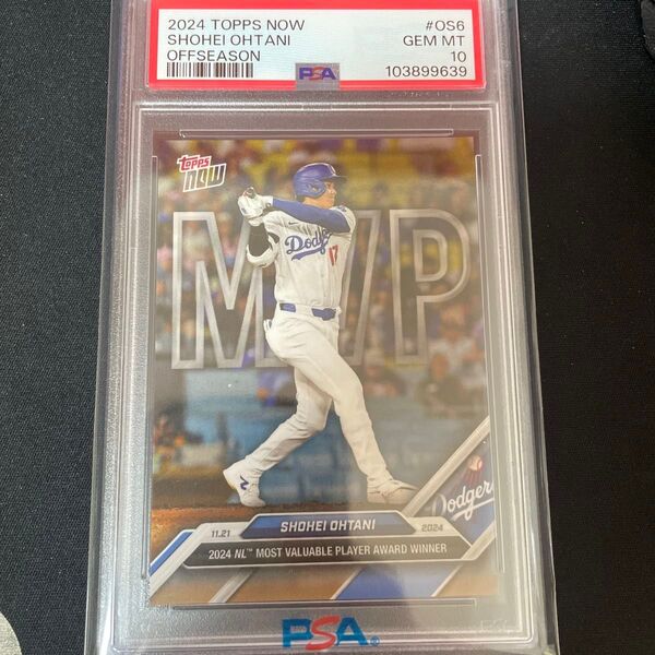 PSA10 2024 topps now OS6 大谷翔平 MVP