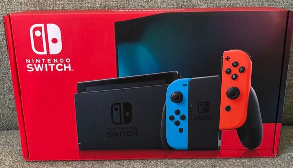 【新品】バッテリー強化版 Nintendo Switch HAD-S-KABAA ネオンブルー ネオンレット