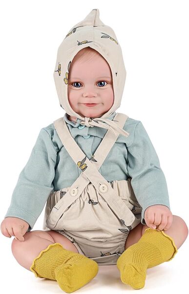 リボーンドール ベビードール リアル 男の子 赤ちゃん人形 布の体 リアルドール baby doll 新生児 ドールセラピー