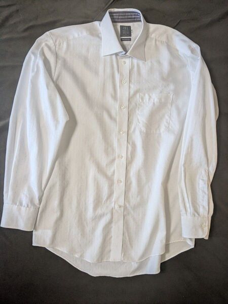 ブリックハウス 43-90 LL 長袖 ワイシャツ ボタンダウンシャツ 形態安定 100%cotton