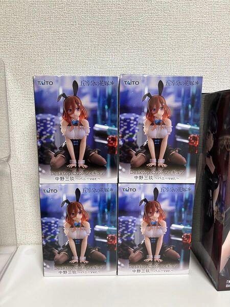 五等分の花嫁 Desktop Cuteフィギュア バニー 中野三玖 プライズフィギュア