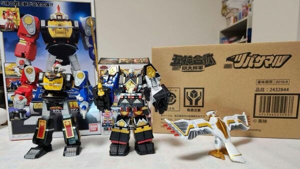 忍者戦隊カクレンジャー SMP スーパーミニプラ 無敵将軍 隠大将軍 ツバサマル 組立済み