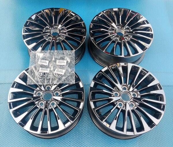 2本 99%新品 納車前外し 傷無し汚れ無し トヨタ 40系 アルファード 純正 アルミ 新車外し エグゼクティブ ヴェルファイア