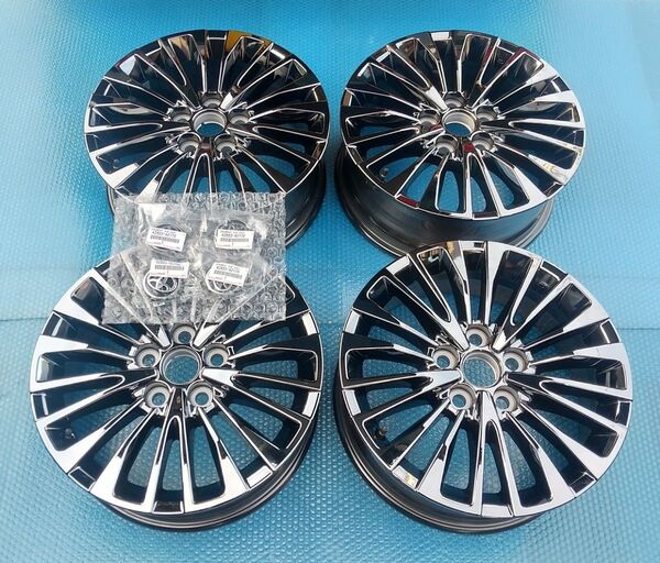 2本 99%新品 納車前外し 傷無し汚れ無し トヨタ 40系 アルファード 純正 アルミ 新車外し エグゼクティブ ヴェルファイア
