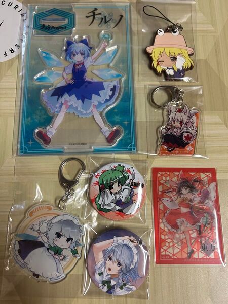 東方プロジェクト 東方project まとめ売り アクスタ キーホルダー 缶バッジ