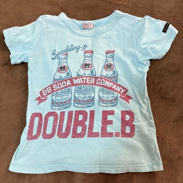 DOUBLE.B ダブルビー MIKIHOUSE ミキハウス 100 ソーダ 半袖Tシャツ