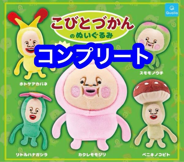 コンプリート こびとづかんのぬいぐるみ 全 5種 セット
