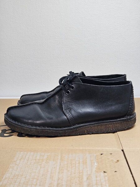 Clarks クラークス Desert Trek デザートトレック ドレスシューズ 靴 レザー 黒 26.5 ブーツ