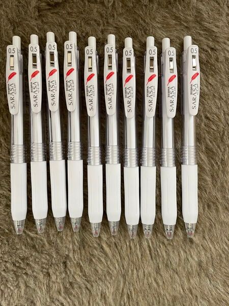 限定品 ZEBRA ゼブラ ジェルボールペン サラサクリップ 0.5 黒 10本セット