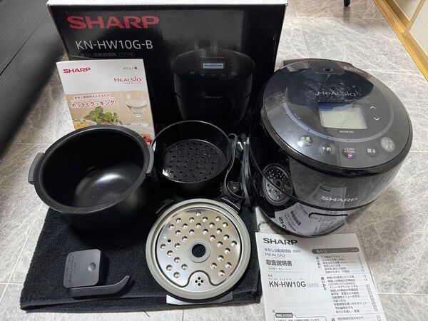 【本日限定値下げ】SHARP ヘルシオ ホットクック KN-HW10G-B ブラック系(2023年製)