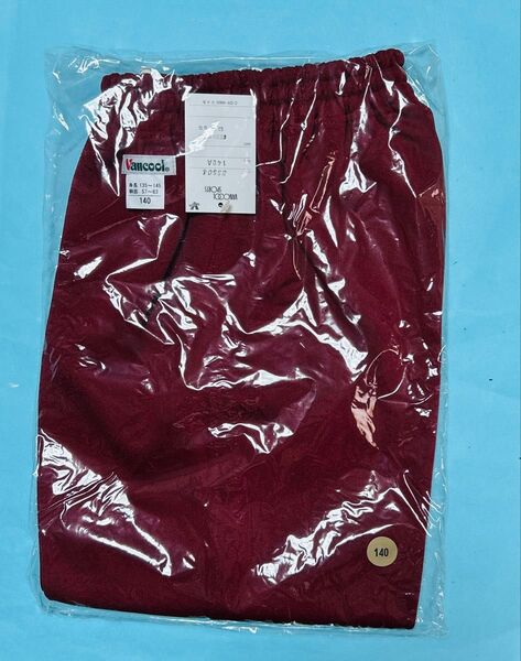 Vancool エンジハーフパンツ140cm体操服着ズボン 140 えんじ 新品 未使用日本製