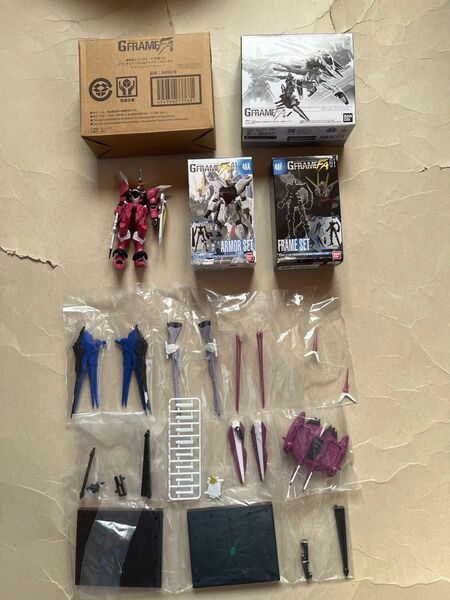 バンダイ プレバン ガンダムSEED Gフレーム フリーダム ジャスティス オプションパーツセット ガンプラ