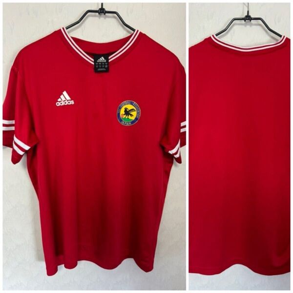 日本代表 89年 復刻 ユニフォーム アディダス M Oサイズ 美品 レッド 赤 JFA