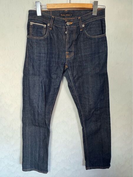 ヌーディージーンズ GRIM TIM グリムティム W30L32 DRY SALVAGE COMFORT デニムパンツ