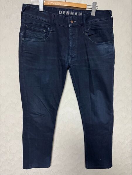 DENHAM デンハム skin スキン ジーンズ デニム W34L32 UAE製 SLIM FIT スリムフィット 濃紺
