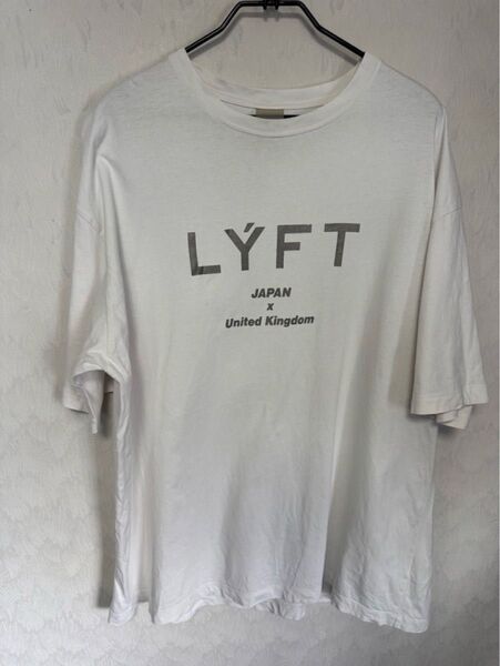 LYFT リフト ロゴ ビックTシャツ tee ホワイト XLサイズ