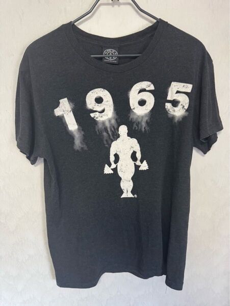 ゴールドジム GOLD'S GYM Tシャツ ブラック Lサイズ 1965 tee
