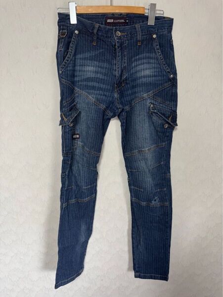 ワークマンパンツ ZB350 BlueB NeoFitStyle ジーンズ Mサイズ デニム ジーンズ 作業着
