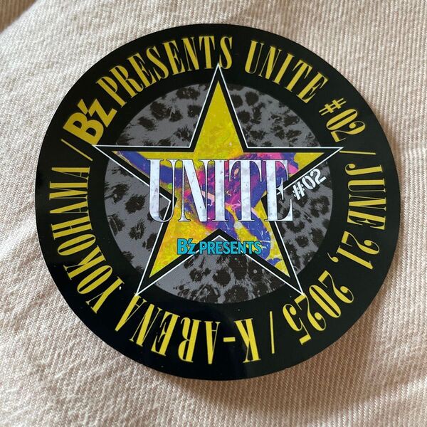 B'z presents UNITE #02 横浜アリーナ ステッカー