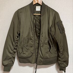 LOWRYS FARM ローリーズファーム MA-1ジャケット Lサイズ オリーブ