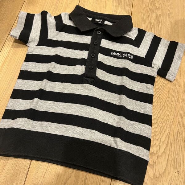 コムサイズム ポロシャツ ボーダー 半袖 size110