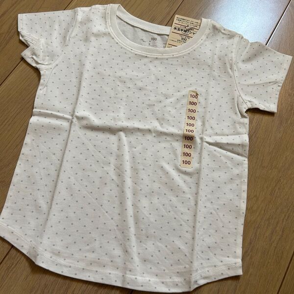 無印良品 水玉半袖Tシャツ 半袖Tシャツ Tシャツ ドット size100