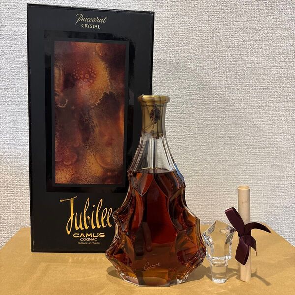 CAMUS Jubilee カミュ ジュビリー バカラ クリスタルボトル 替栓・化粧箱付き 未開封 ブランデー コニャック (2)