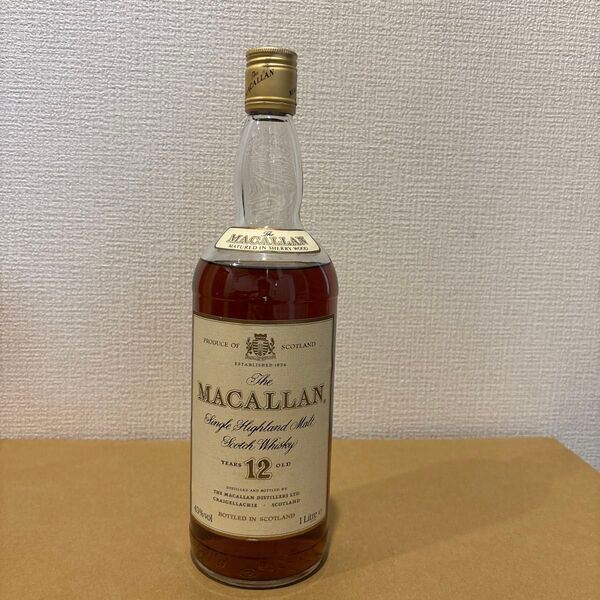 ザ・マッカラン 12年 シェリーオークカスク ウイスキー 1000ml 未開封 古酒 スコッチウイスキー 液面低MACALLAN