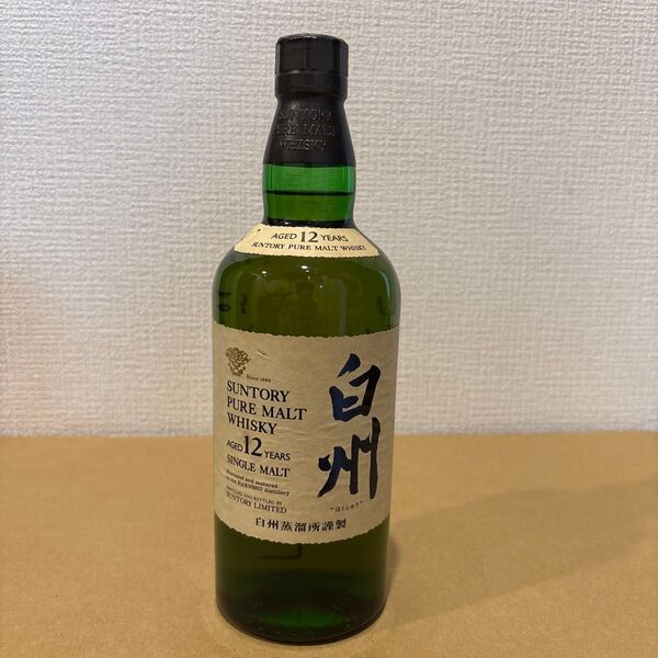 サントリーピュアモルトウイスキー 白州12年 旧ラベル 白州蒸溜所謹製 (2) SUNTORY