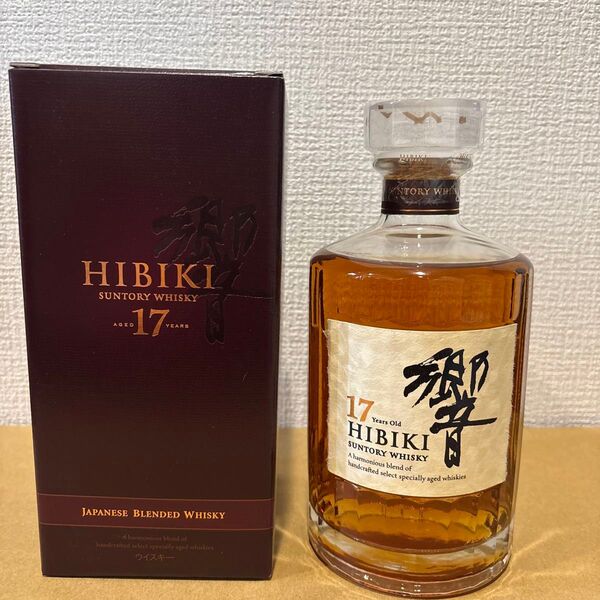 サントリーウイスキー 響17年 国産酒 SUNTORY WHISKY HIBIKI 未開封 古酒 箱付【2】