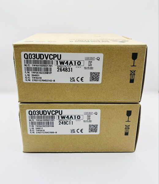 新品未開封 2025年製 Q03UDVCPU CPUユニット 三菱電機 2個セット