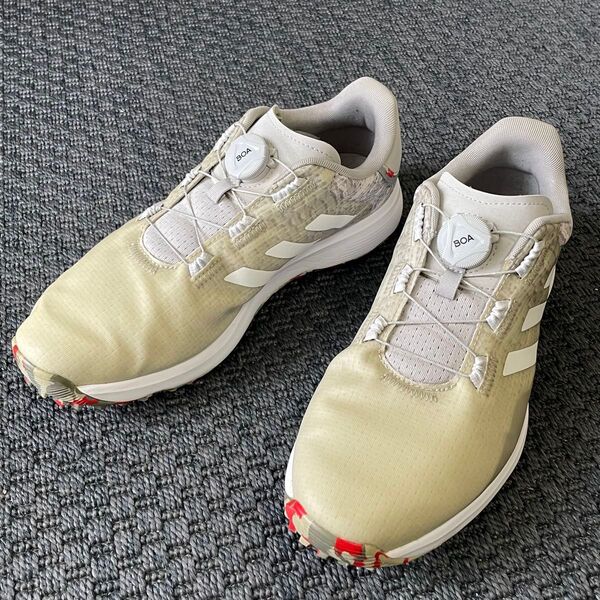 【良品】adidas スパイクレスゴルフシューズ/メンズ26cm