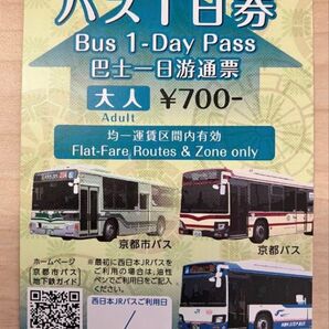 京都 バス一日乗車券 未使用 コレクション用