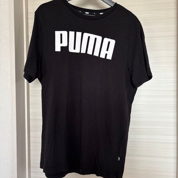 メンズ PUMA プーマ 半袖Tシャツ ブラック Lサイズ