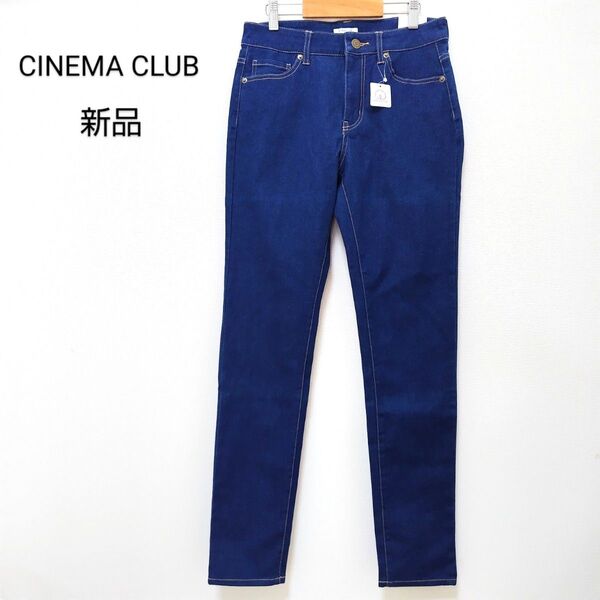 新品未使用タグ付き CINEMA CLUB シネマクラブM スリムデニムスキニーパンツ ジーパン ジーンズ レディース