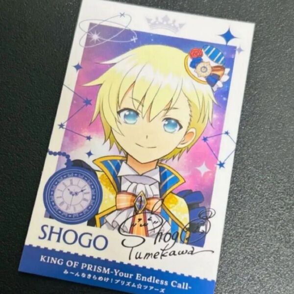 キンプリ キンツア 購入特典 ムビチケ 前売り券 フォトカード ショウゴ プリパラ