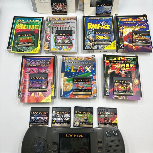 アタリ リンクス ゲームカード 13作 LYNX 本体おまけ 動作未確認