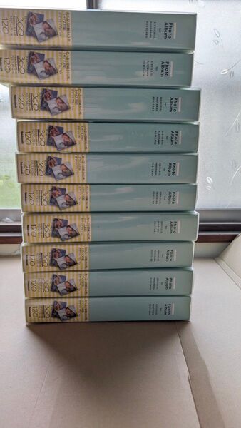 中古 ナカバヤシポケットアルバム薄緑色360枚格納10冊セット