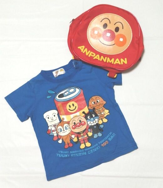 アンパンマン キッズ 半袖 Tシャツ 90 リュック セット 遊び着 お出かけ