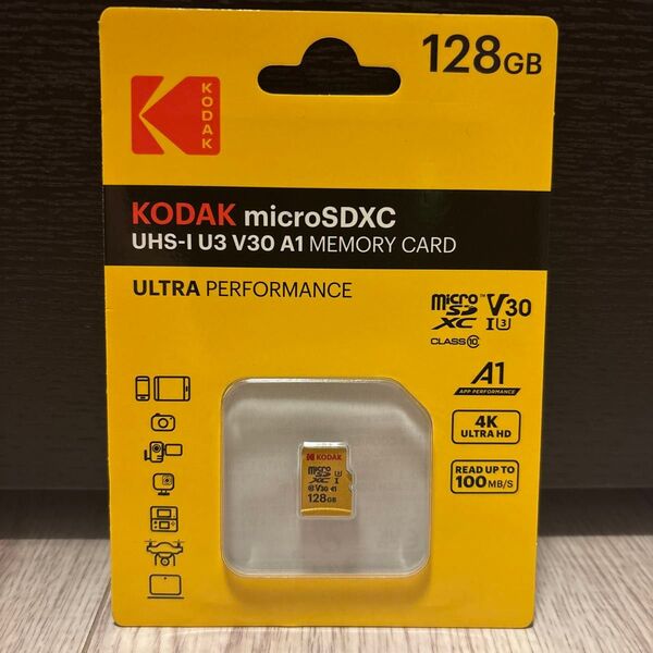 KODAK microSDカード 128GB 未使用品
