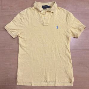 【美品】POLO RALPH LAUREN ポロシャツ イエロー